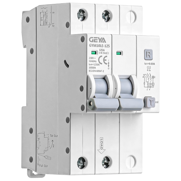 GYM10LE-125型剩余電流動作斷路器RCBO