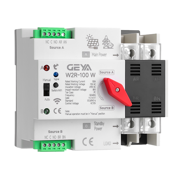 W2R-W型WIFI智能款雙電源自動轉換開關ATS